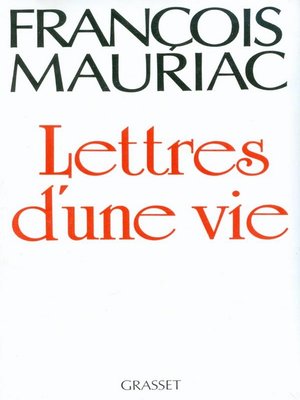 cover image of Lettres d'une vie (1904-1969)